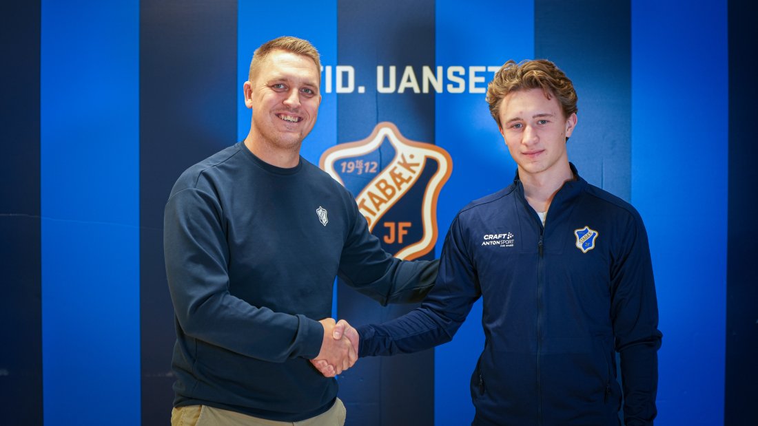 Akademisjef Gard Holme og Axel Aamodt