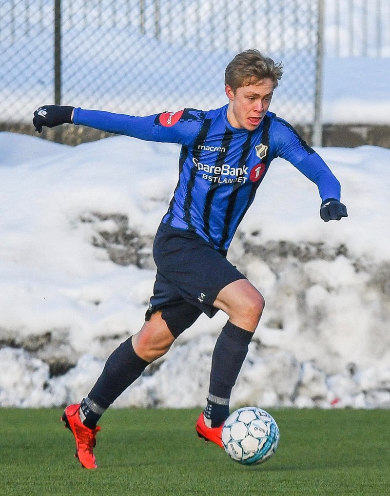 Ola Brynhildsen i aksjon mot Sandefjord. Foto: Kristian Bjerke