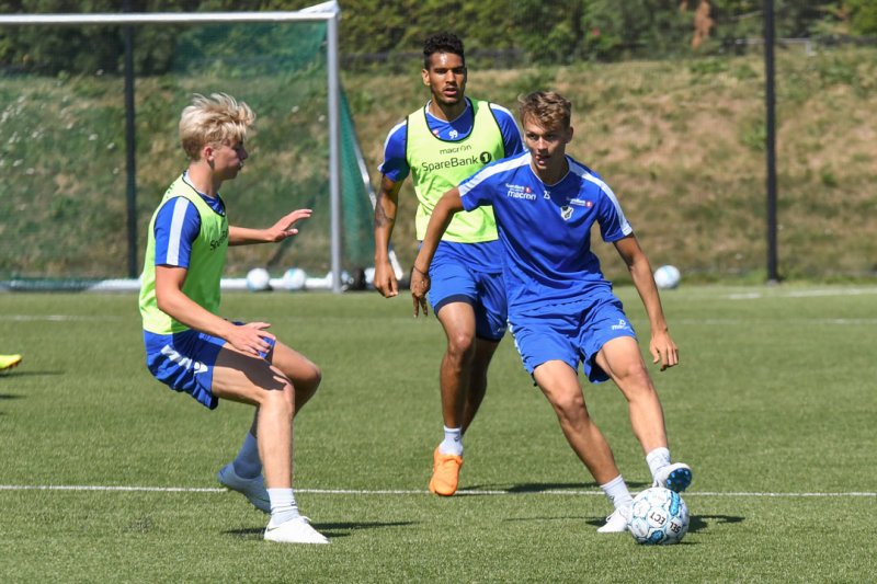 Fra fredagens trening